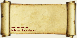 Miljana Trnjaković vizit kartica